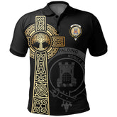 Spalding Clan Unisex Polo Shirt - Celtic Tree Of Life